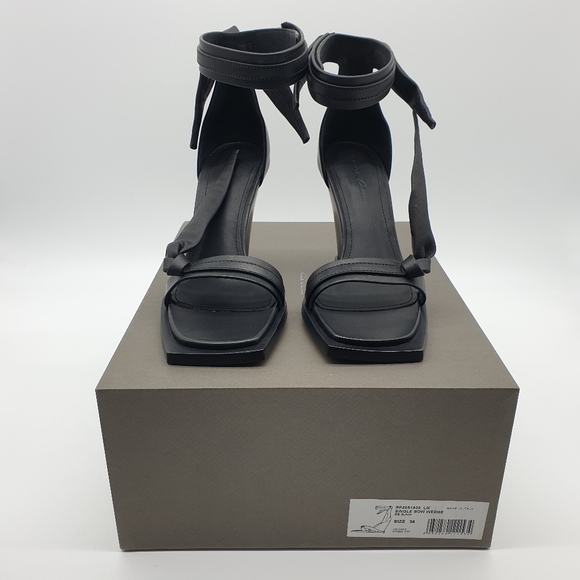 Rick Owens Single Bow Wedge leather - Picture 6 of 10